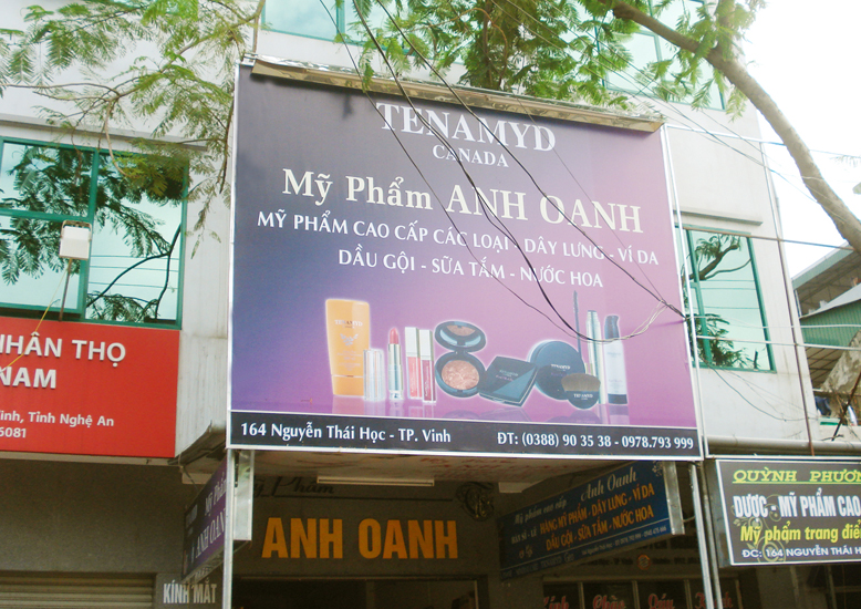 Chuỗi Bảng Hiệu TENAMYD Lắp đặt Tại Nghệ An - Hà Tĩnh